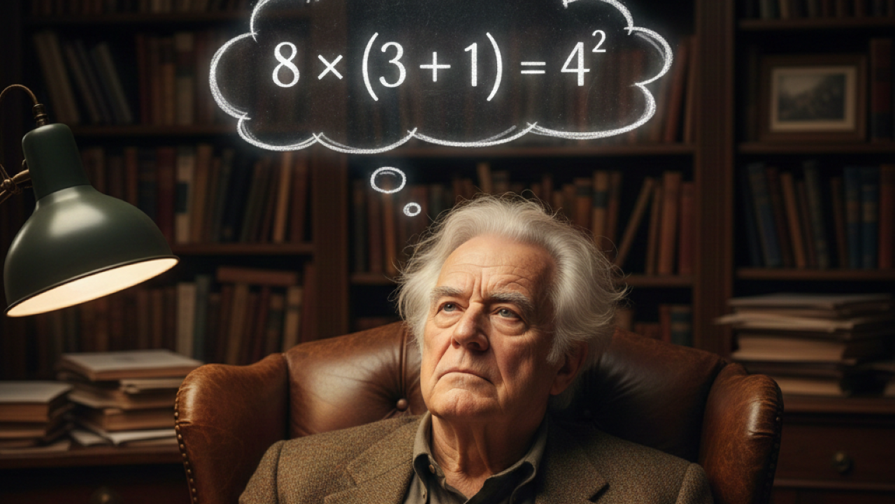 Quanto é 8 × (3 + 1) – 4²? A conta que desafia até mesmo gênios da matemática
