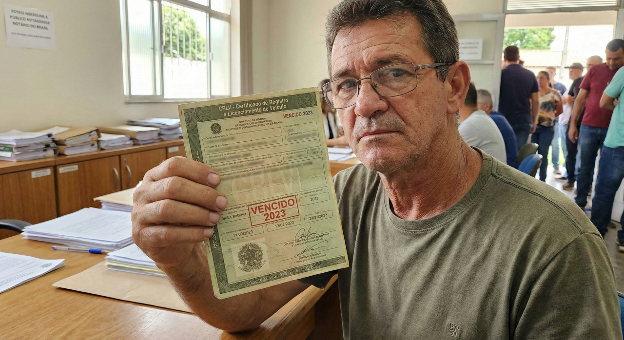 O que diz a lei sobre andar com o documento do carro vencido?