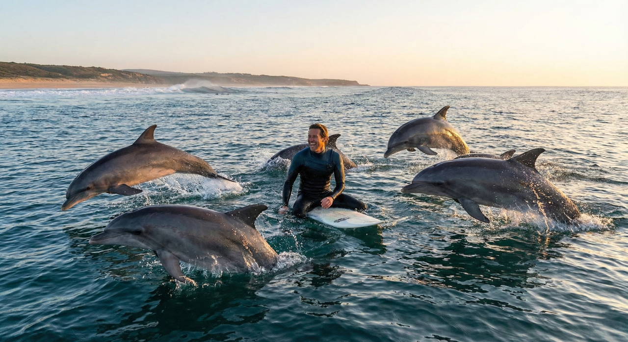 Por que golfinhos protegem humanos de tubarões?