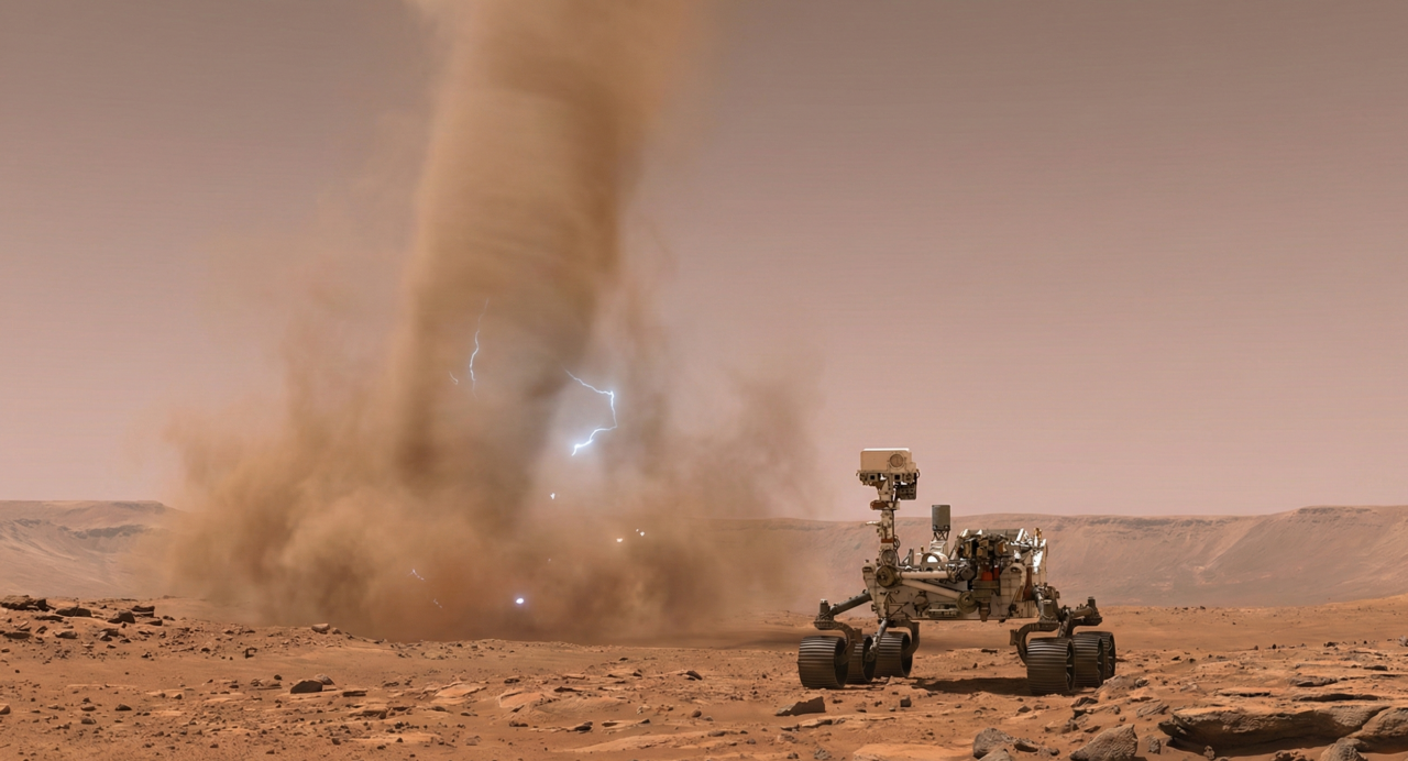 Rover da NASA registra pela primeira vez descargas elétricas na atmosfera de Marte
