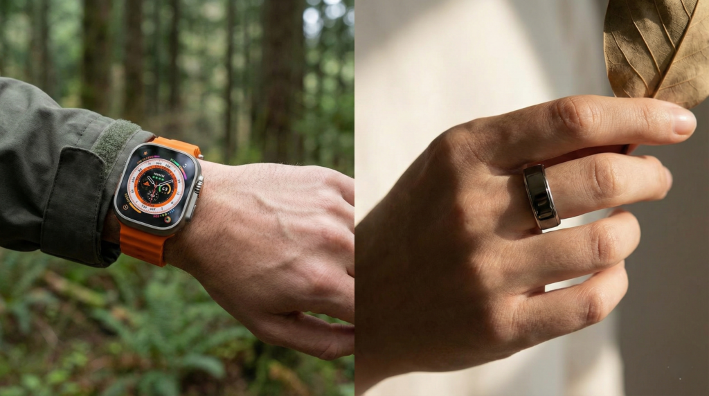 Smartwatch ou anel inteligente: qual é a melhor opção para monitorar a saúde