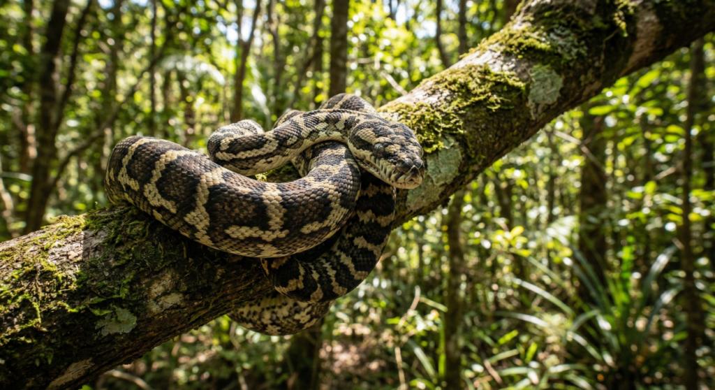 Essa píton tem até 15 mil músculos e se move com precisão extrema