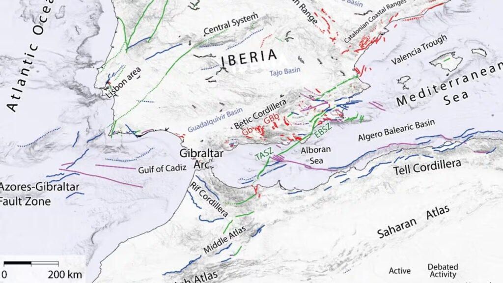 Grupo de geólogos faz importante descoberta tectônica que impacta Espanha e Portugal