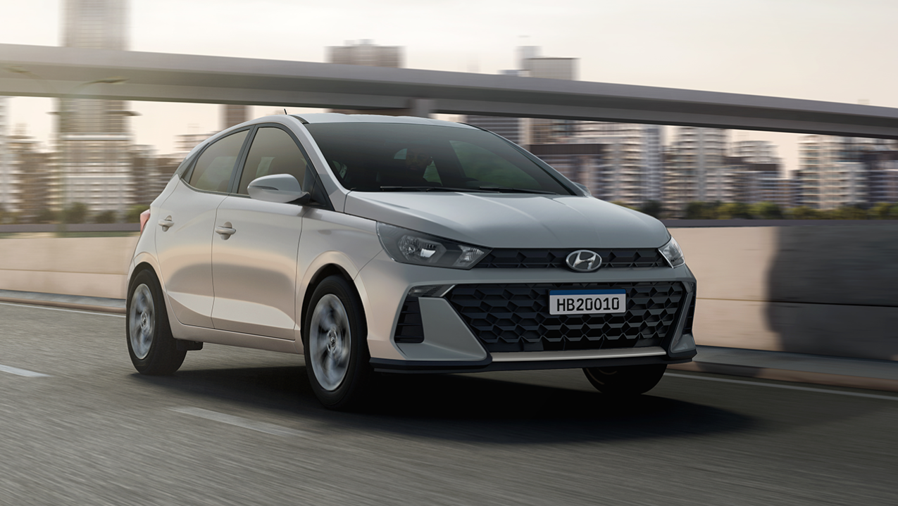 Com porta-malas gigante e consumo de até 15,4 km/l, HB20 2026 mira Fiat Grande Panda e VW Polo no Brasil