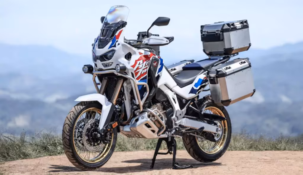 Uma roda diferente faz a Africa Twin 1100 falar direto com quem roda no asfalto