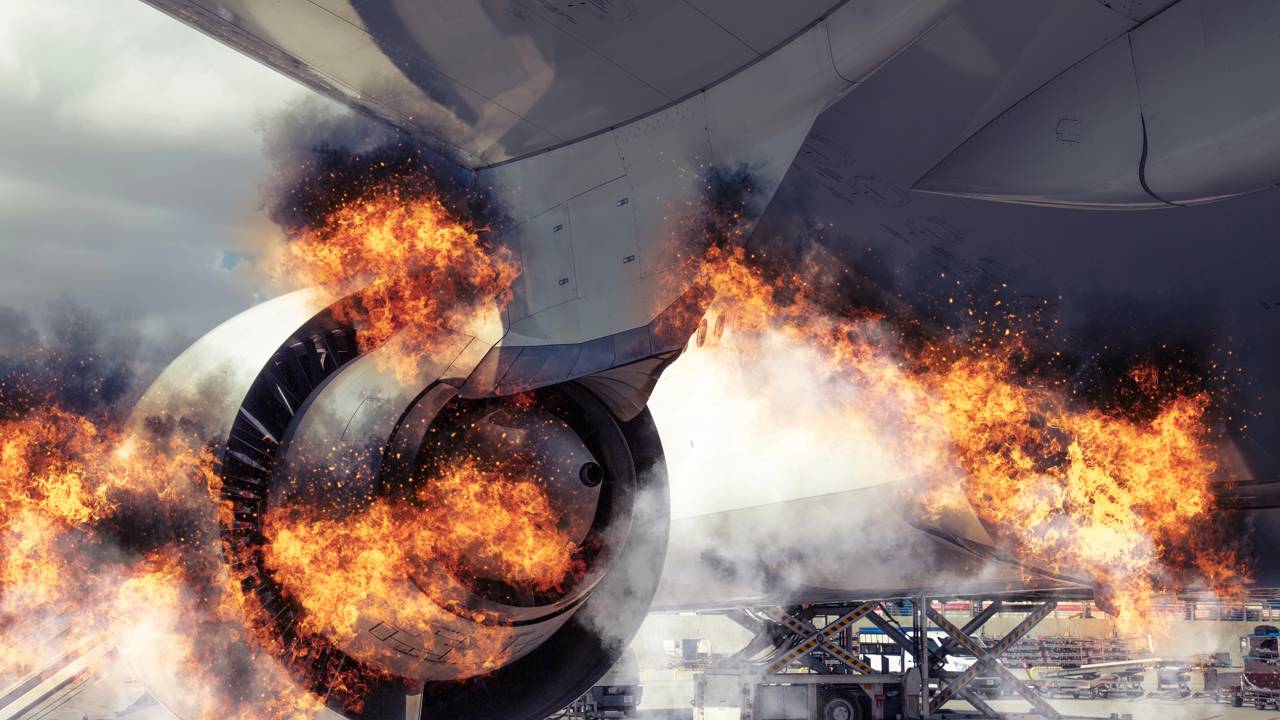 Incêndio em carro ao lado de avião causa nervosismo e avião precisa ser esvaziado em Guarulhos