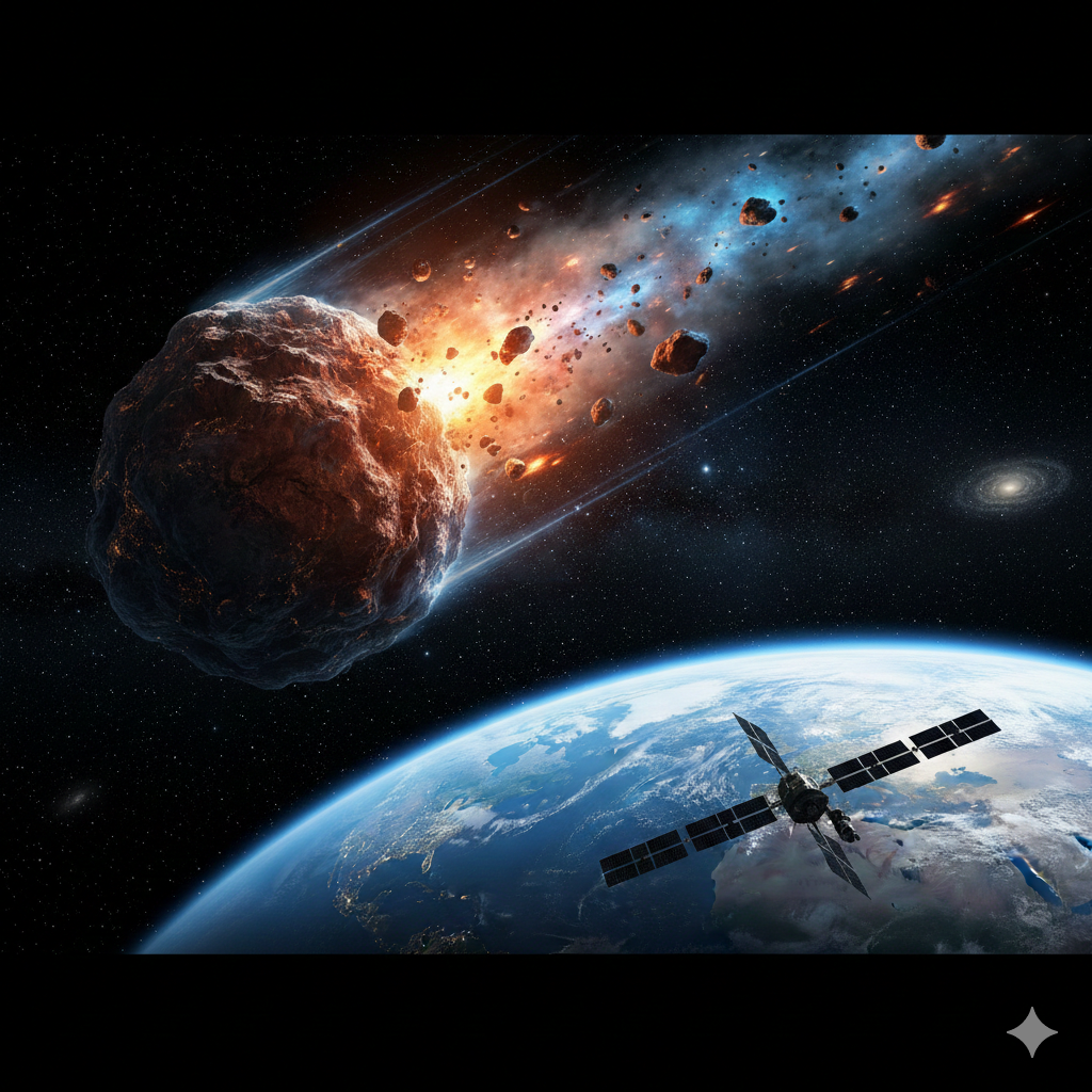 Passou raspando! NASA confirma que um asteroide do tamanho de um ônibus roçou a Terra