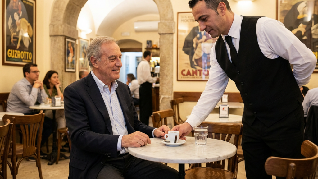 Por que um copo d'água é servido junto com café expresso na Itália Uma tradição que devemos copiar