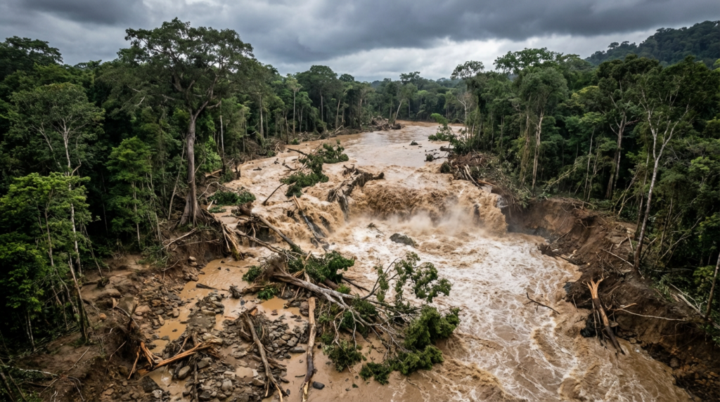 Rompimento de barragem causa alerta em ribeirinhos no Tocantins