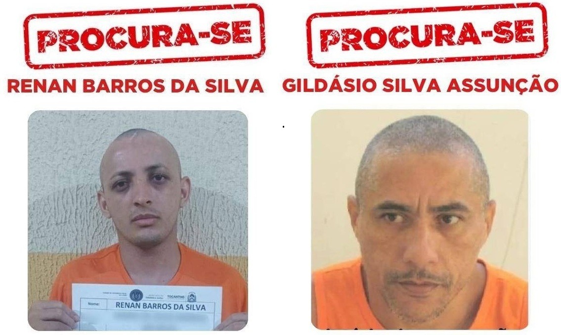 Criminosos ligados ao PCC fogem de penitenciária no Tocantins