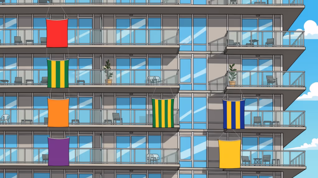 Política e ativismo em varandas: liberdade de expressão x perturbação da convivência 