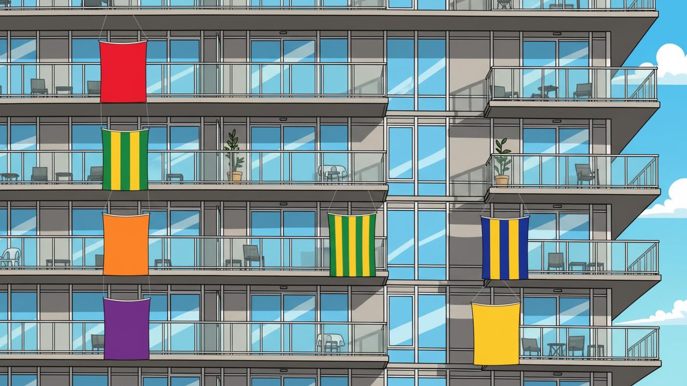 Política e ativismo em varandas: liberdade de expressão x perturbação da convivência 