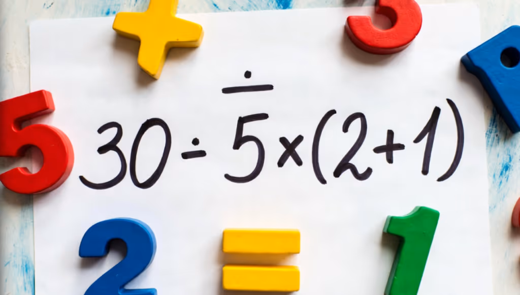 Quanto é 30 ÷ 5 × (2 + 1)? A conta que engana até mesmo professores