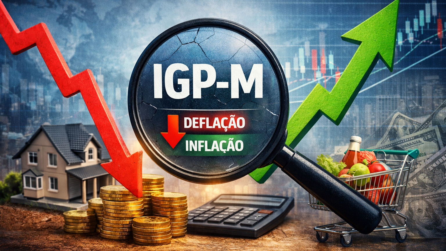 Deflação no IGP-M mostra freio na economia