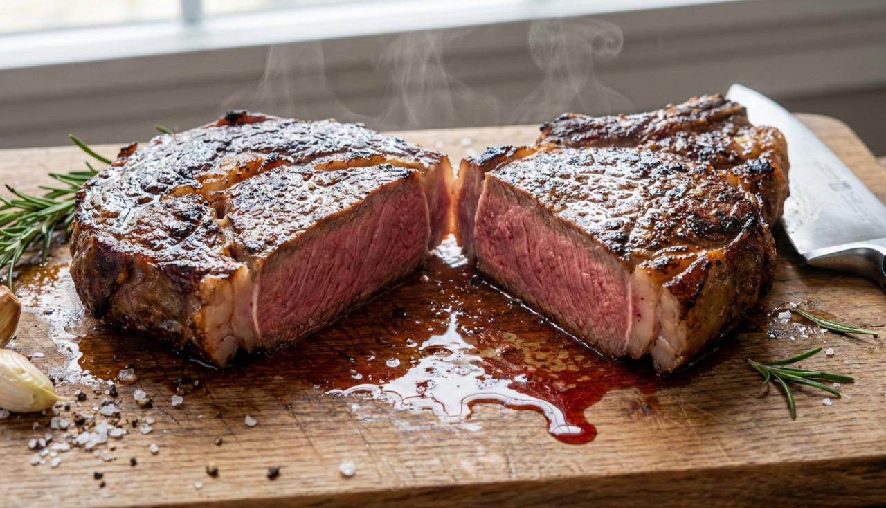 O segredo do ponto perfeito para uma carne realmente suculenta