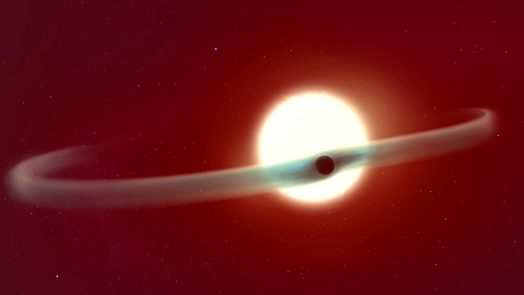 Esse planeta semelhante a Júpiter está literalmente se desfazendo no espaço
