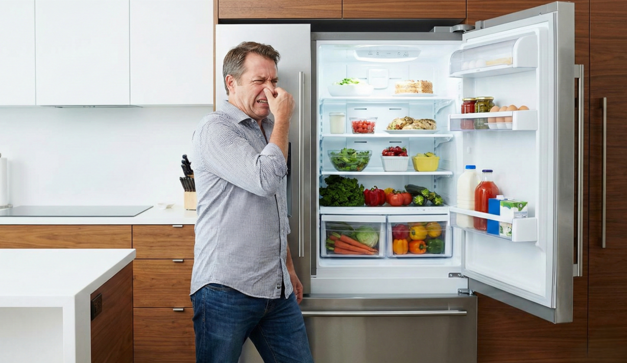 Esse detalhe esquecido na limpeza da geladeira pode causar mau cheiro constante