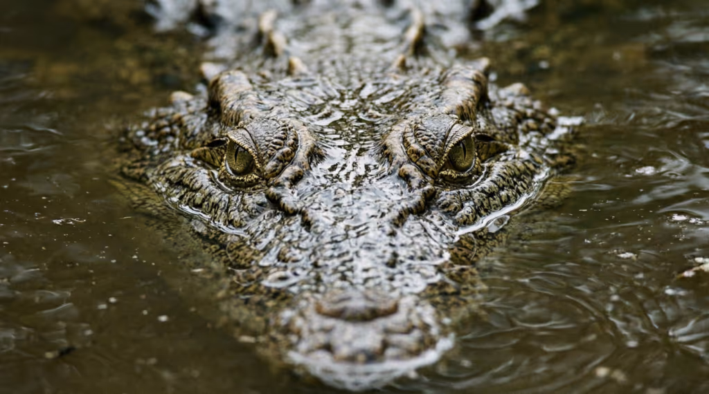 A estratégia silenciosa do crocodilo que pega qualquer presa desprevenida