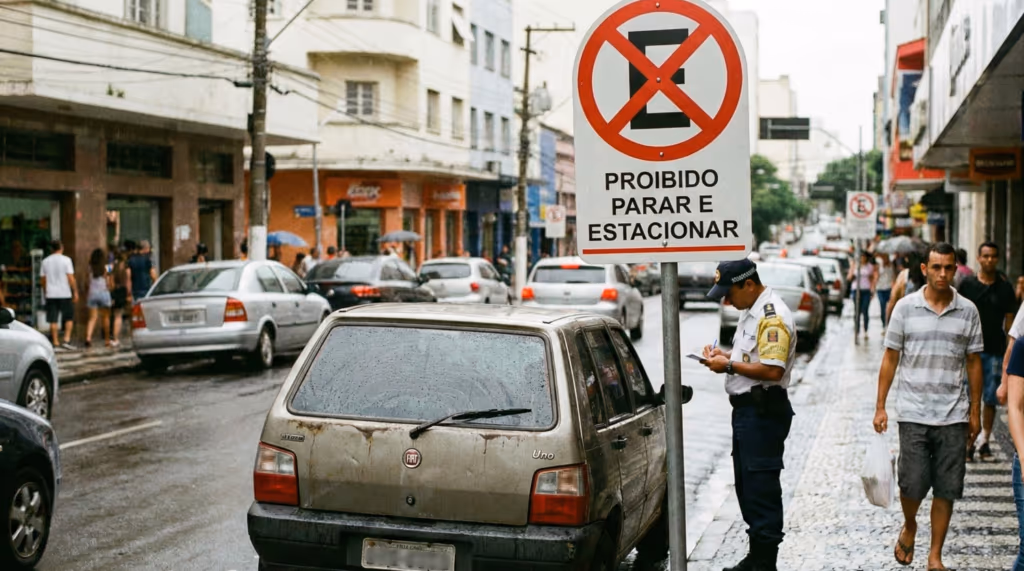O “só um minutinho” que vira multa no trânsito