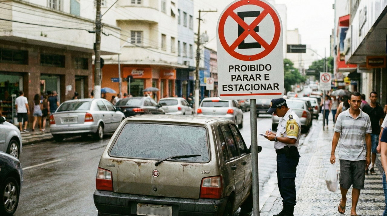 O “só um minutinho” que vira multa no trânsito