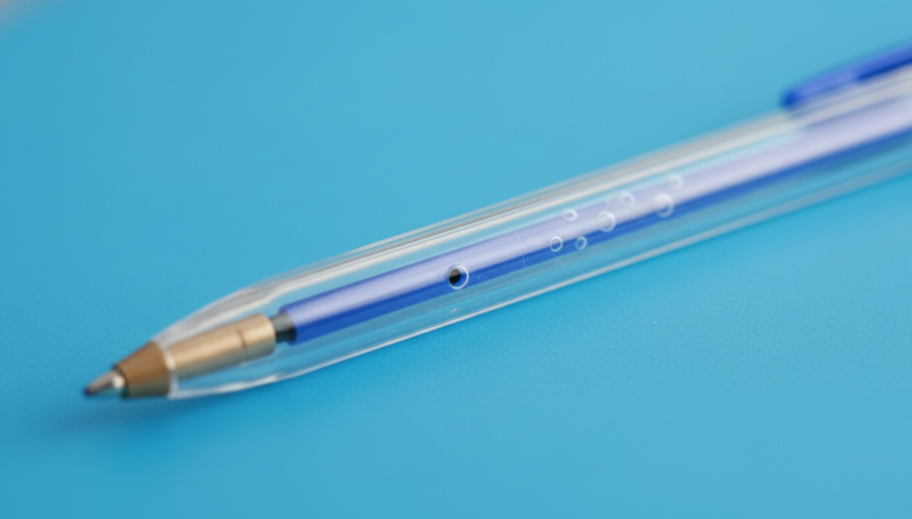 Os mais atentos já perceberam esse furinho no corpo da caneta, mas para que ela serve?