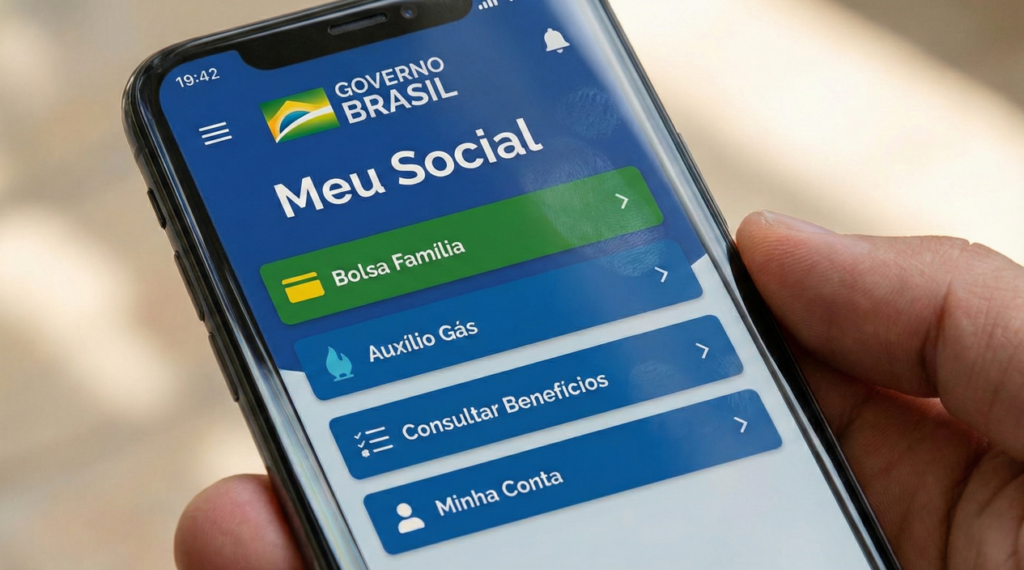 Benefício pode ser conferido no app Meu Social