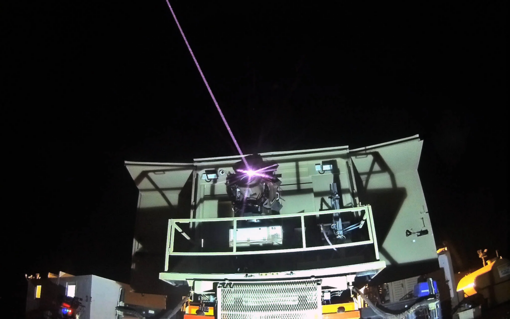 O sistema já foi utilizado em 2022 para defesa aérea no sul de Israel - Reprodução/Ministério de Defesa de Israel