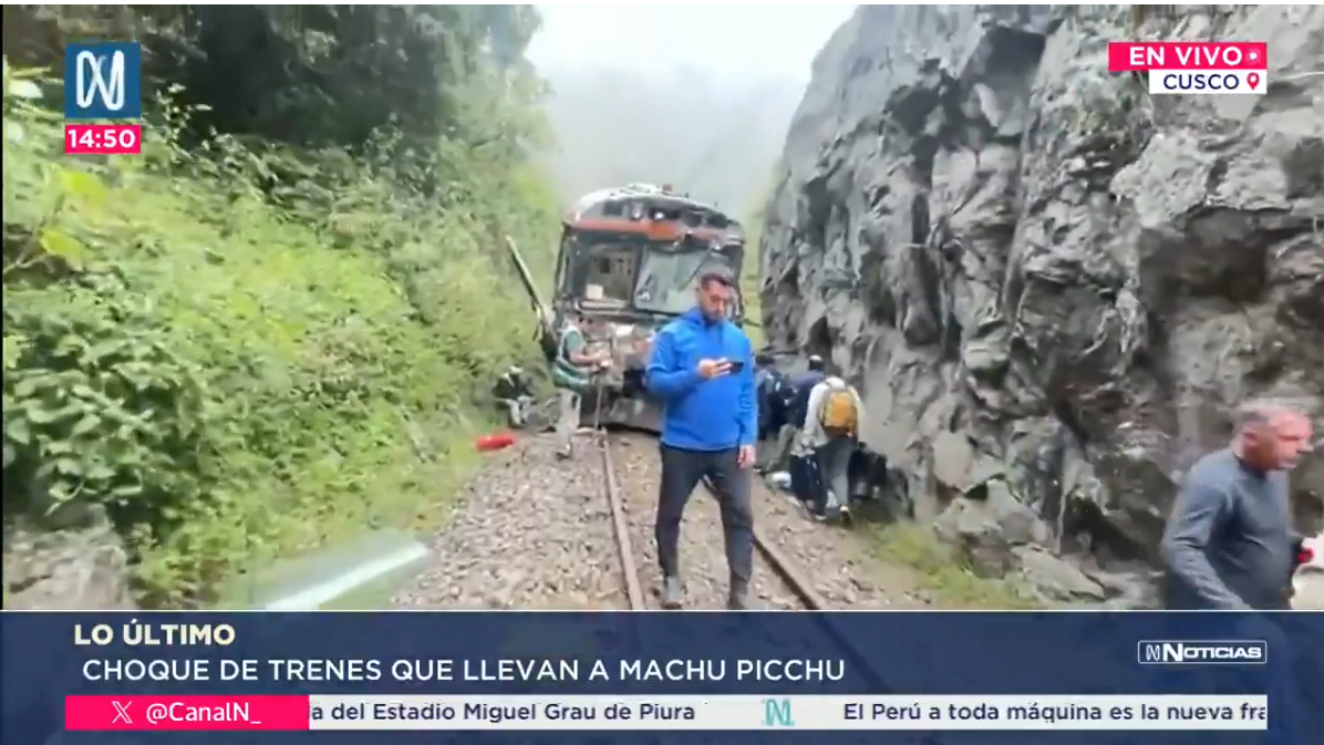 Colisão de trens no caminho para Machu Picchu deixa um morto e 30 feridos