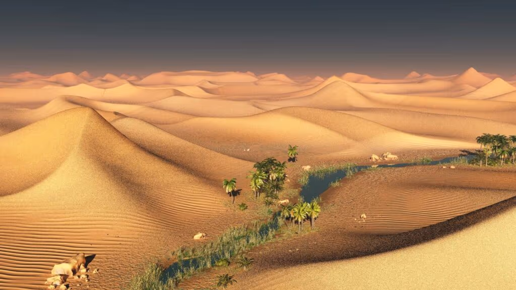 Kuwait está sugando toneladas de areia para criar praias no meio do deserto
