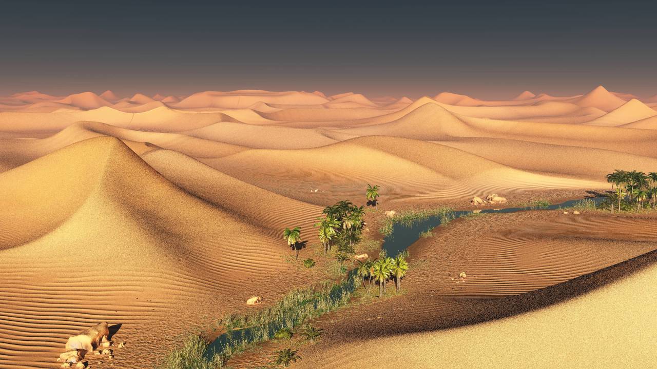 Kuwait está sugando toneladas de areia para criar praias no meio do deserto