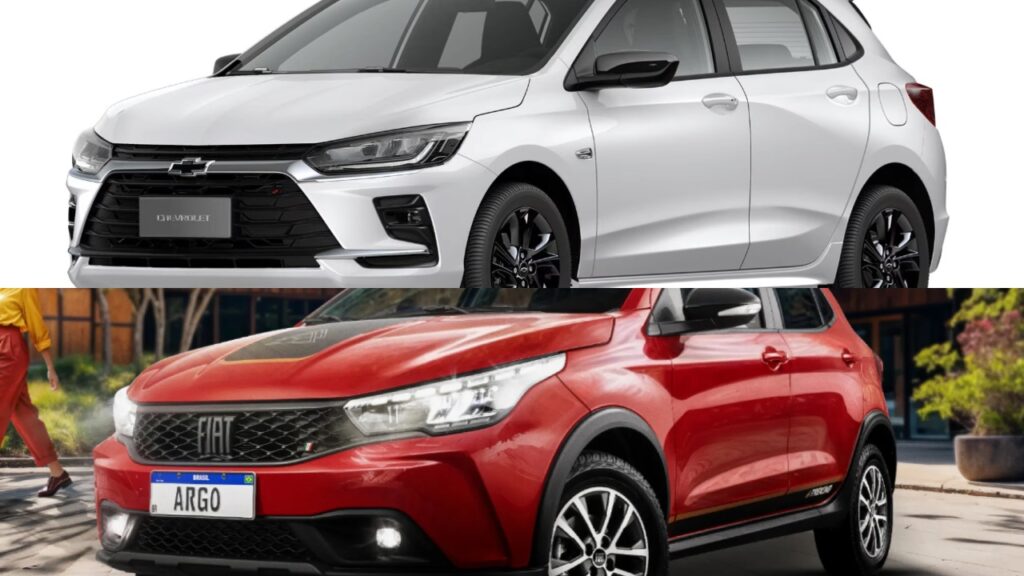 Fiat Argo ou Onix em 2025? O comparativo direto que foca no custo-benefício