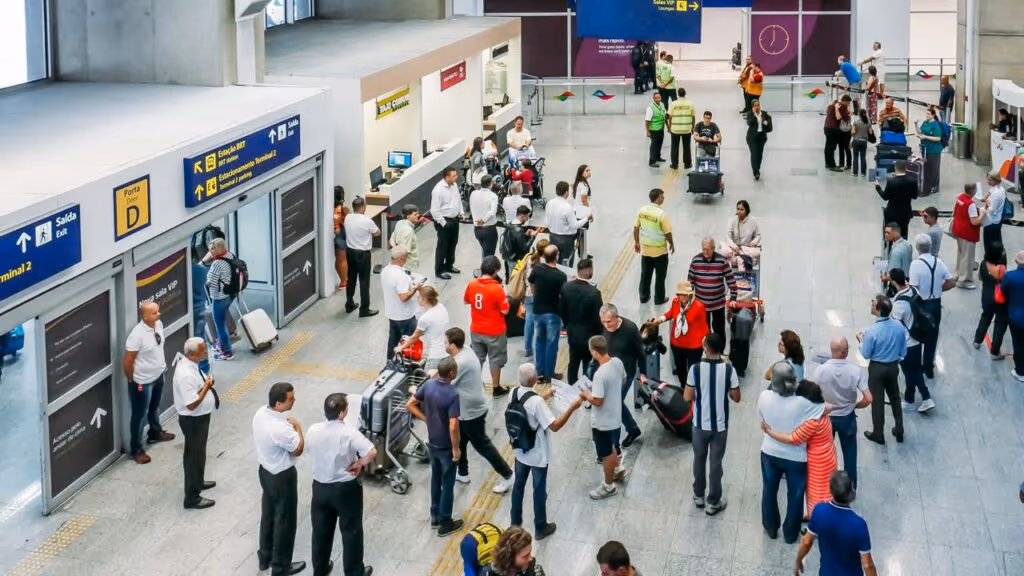Aerofla termina em grande confusão no Aeroporto do Galeão
