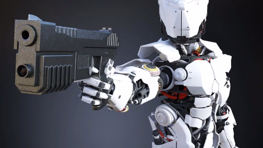 China surpreende com a liberação de robôs-policiais