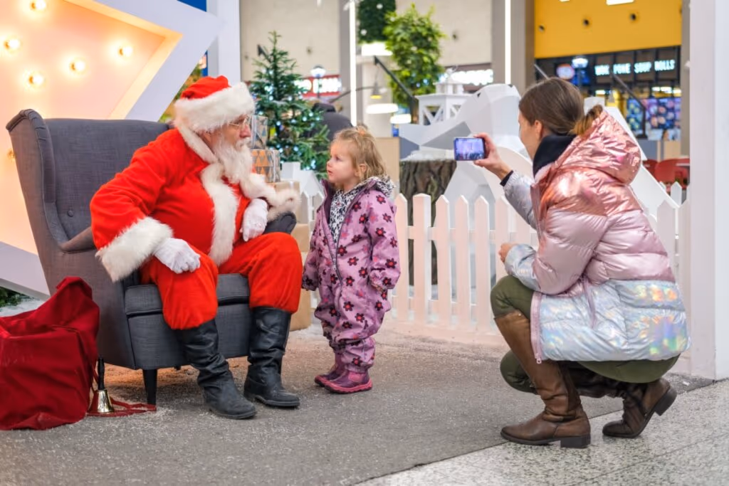 Visita ao Papai Noel: como torná-la agradável para crianças neurodivergentes