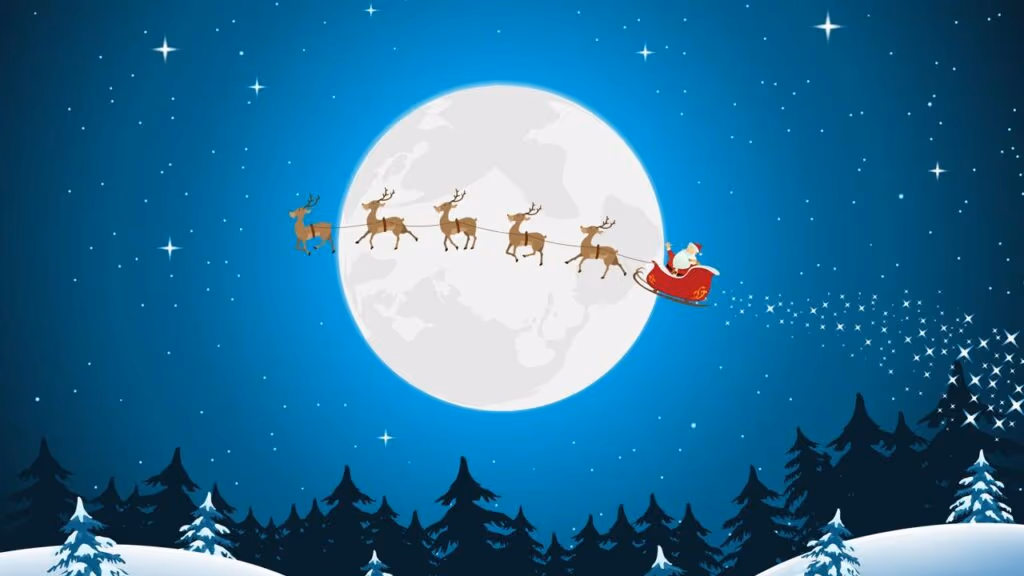 Você pode rastrear o Papai Noel em tempo real com o NORAD