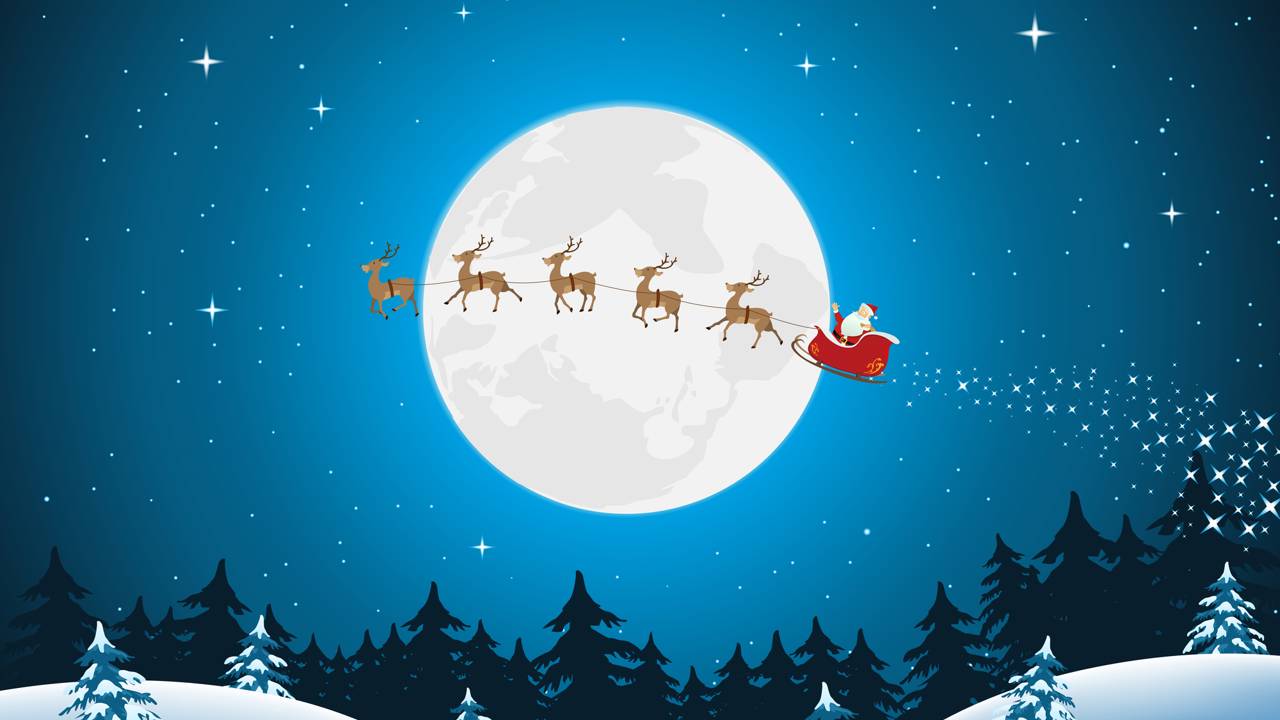 Você pode rastrear o Papai Noel em tempo real com o NORAD