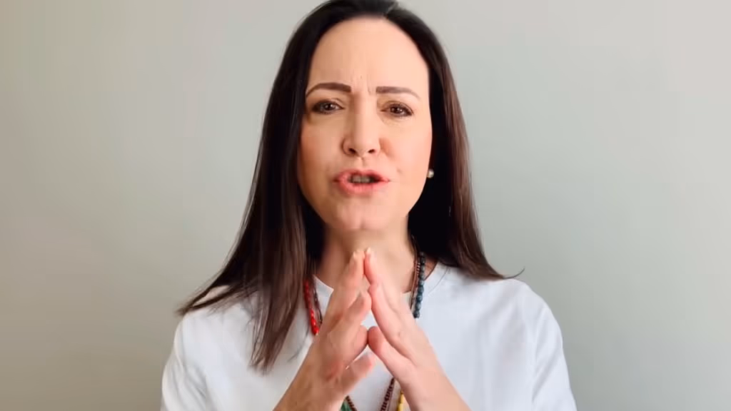 “Agradecemos ao presidente Trump”, diz María Corina