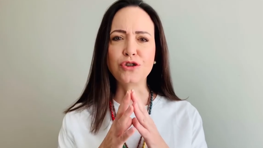 “Agradecemos ao presidente Trump”, diz María Corina