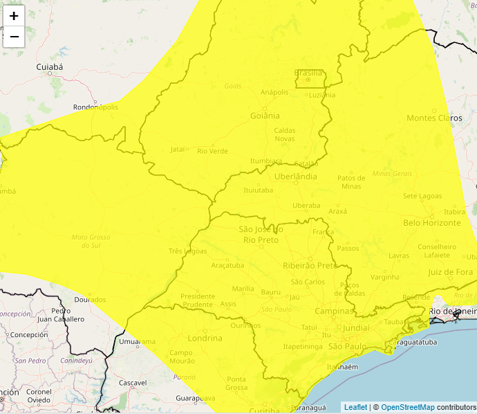 Alerta Inmet para forte tempestade nos dias 13 e 14, veja as regiões