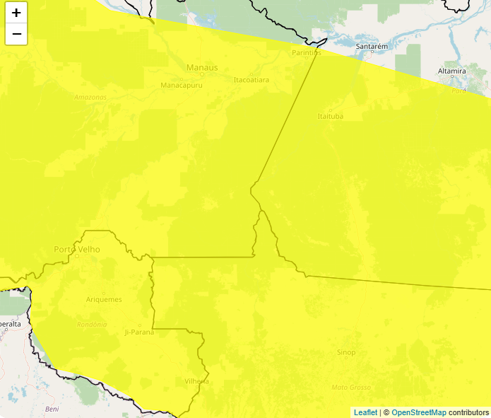 Alerta Inmet para fortes chuvas até a meia-noite deste sábado, 03