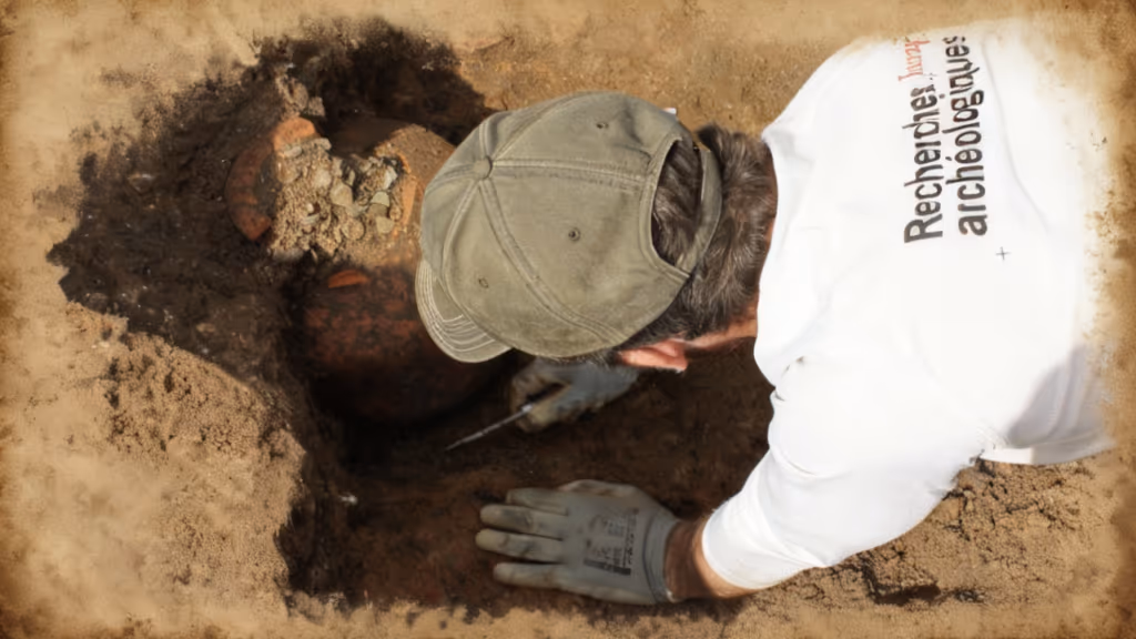 Arqueólogos encontram jarro lotado com milhares de moedas de bronze romanas de 1.800 anos