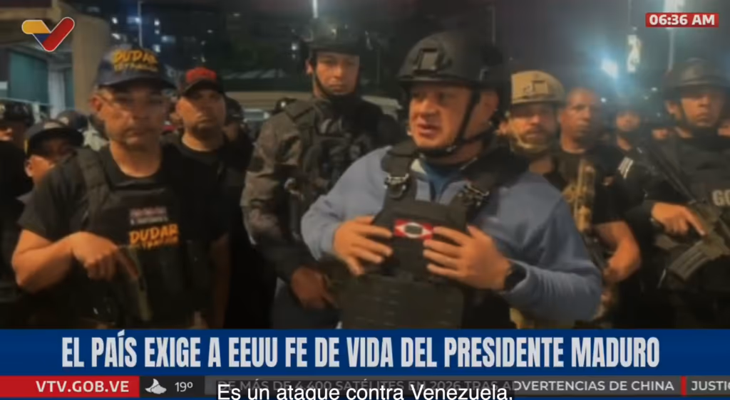 Número 2 de Maduro convoca aliados chavistas após operação dos EUA