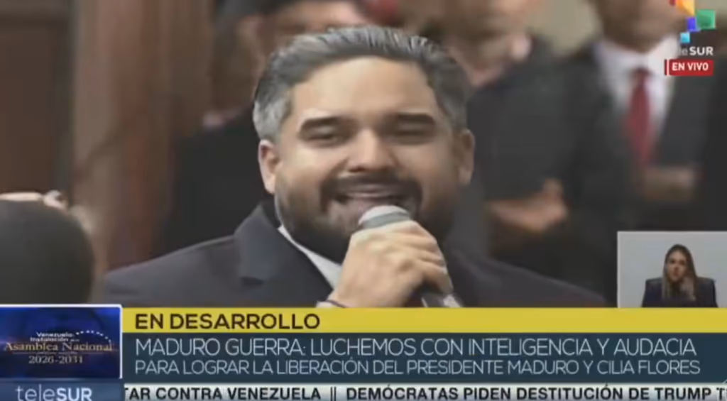 “A pátria está em boas mãos, pai”, diz filho de Maduro