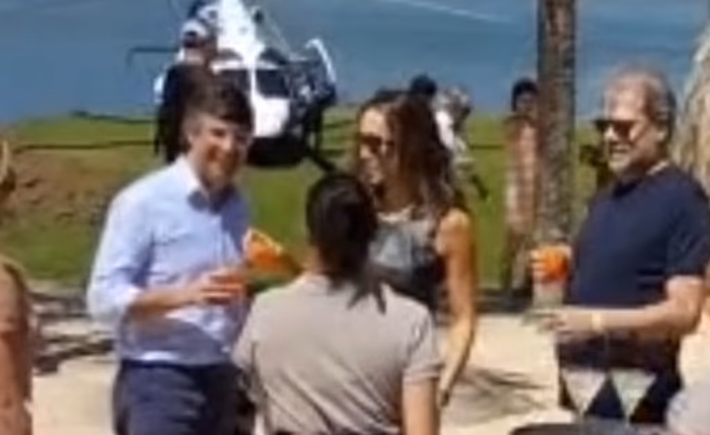 Vídeo mostra Toffoli recebendo dono do BTG no resort Tayayá