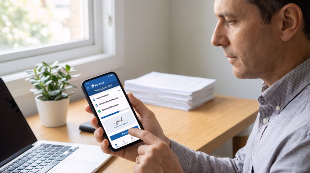 Como renovar a Carteira Nacional de Habilitação (CNH) sem sair de casa