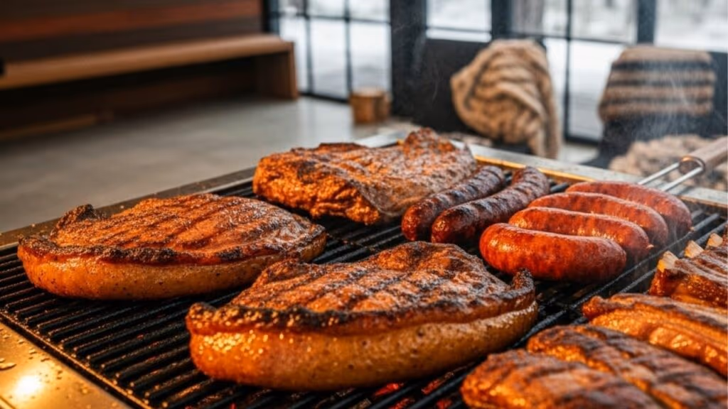 Família faz churrasco em casa e acaba com pais e 2 filhos no hospital com intoxicação por monóxido de carbono