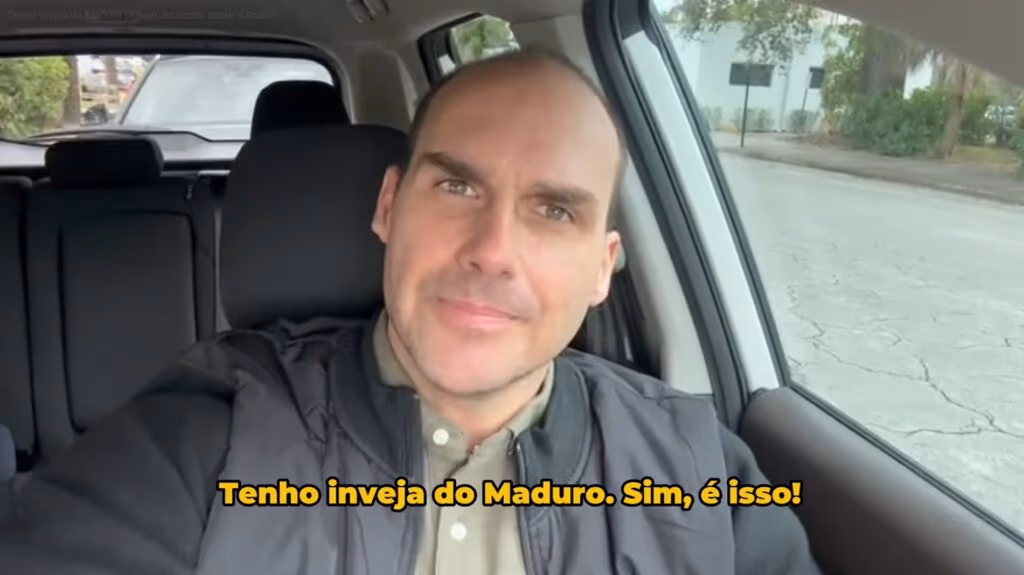 “Tenho inveja do Maduro”, diz Eduardo Bolsonaro