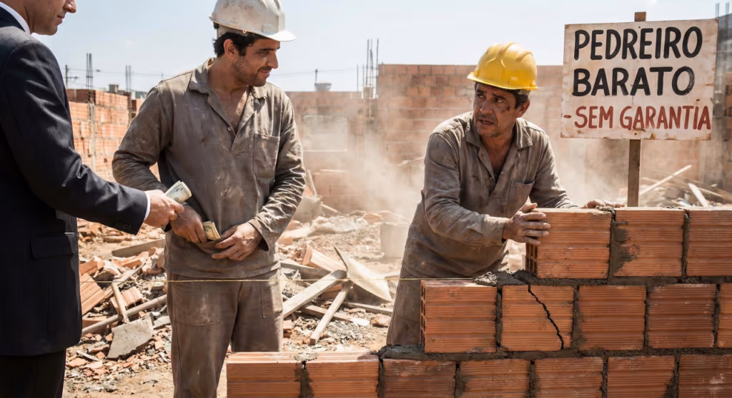 Oito golpes que estão arruinando obras no Brasil e como se proteger antes que seja tarde