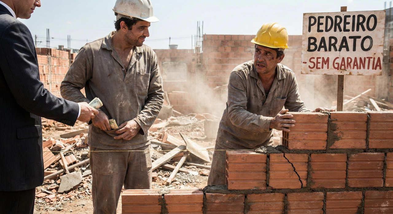 Oito golpes que estão arruinando obras no Brasil e como se proteger antes que seja tarde