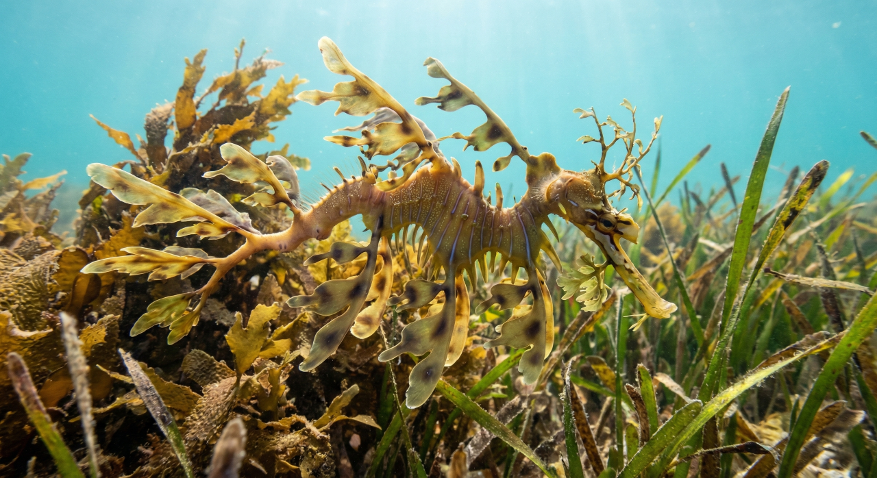 O peixe que se torna um com algas marinhas e engana até mesmo mergulhadores